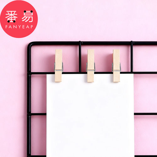 照片夹A1pn008-挂墙相片展示夹装饰固定夹明信片拍立得小夹子 - 图1