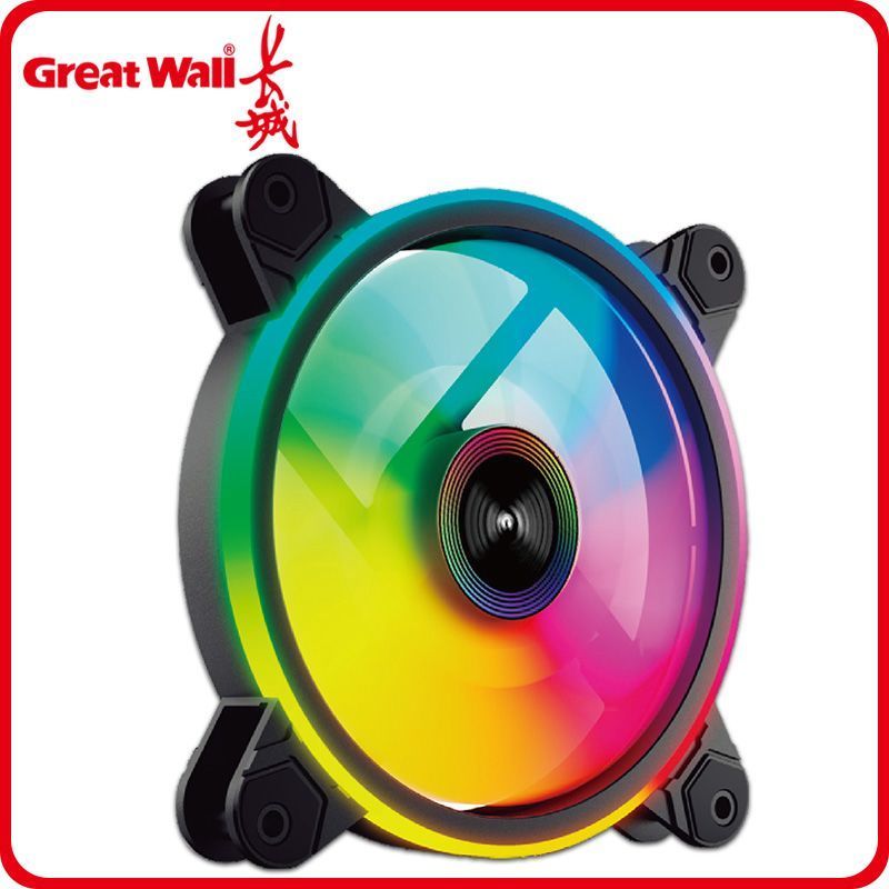 Great Wall Neon GX200 chassis fan 20cm large air volume ARGB glowing silent host large 4P can be connected in series