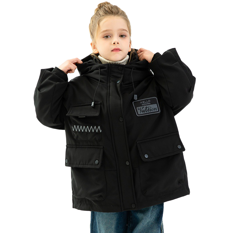 【现货】秋冬季新款中大童羽绒棉服男女童冬装保暖连帽冲锋衣外套,淘宝优惠券,粉丝福利购,淘宝优惠卷