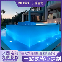 Swimming Pool Large Folk Lodge Villa Outdoor Yard Thermostatic Swimming Pool Large Indoor No Marginal Pool Equipment Construction