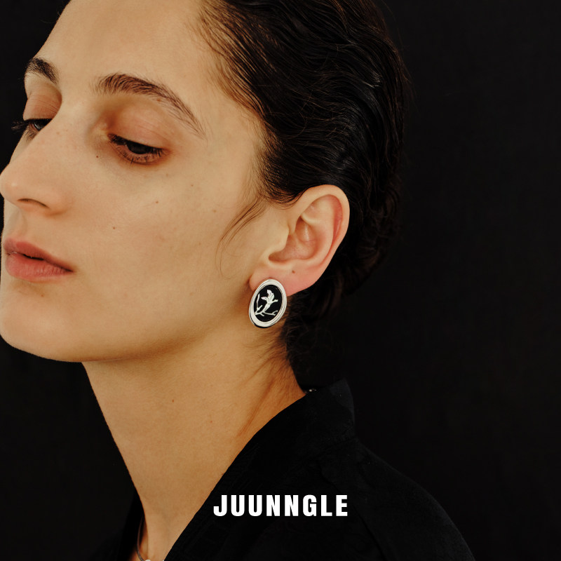 Juunngle洲谷螺钿木兰团花耳钉女轻奢高级感气质大气春夏耳饰礼物,淘宝优惠券,粉丝福利购,淘宝优惠卷