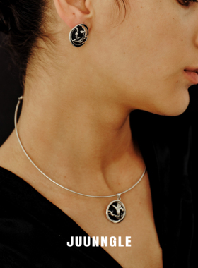 juunnglelab雕花木兰团花项圈