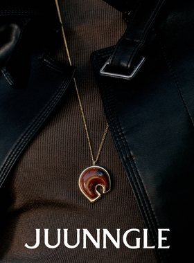 JUUNNGLE洲谷逍遥游马蹄项链女男小众新年礼物送女友毛衣链配饰品