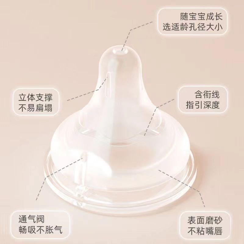 适配贝亲奶瓶奶嘴第三代宽口径新生婴儿6个月以上鸭嘴2代吸管配件,淘宝优惠券,粉丝福利购,淘宝优惠卷