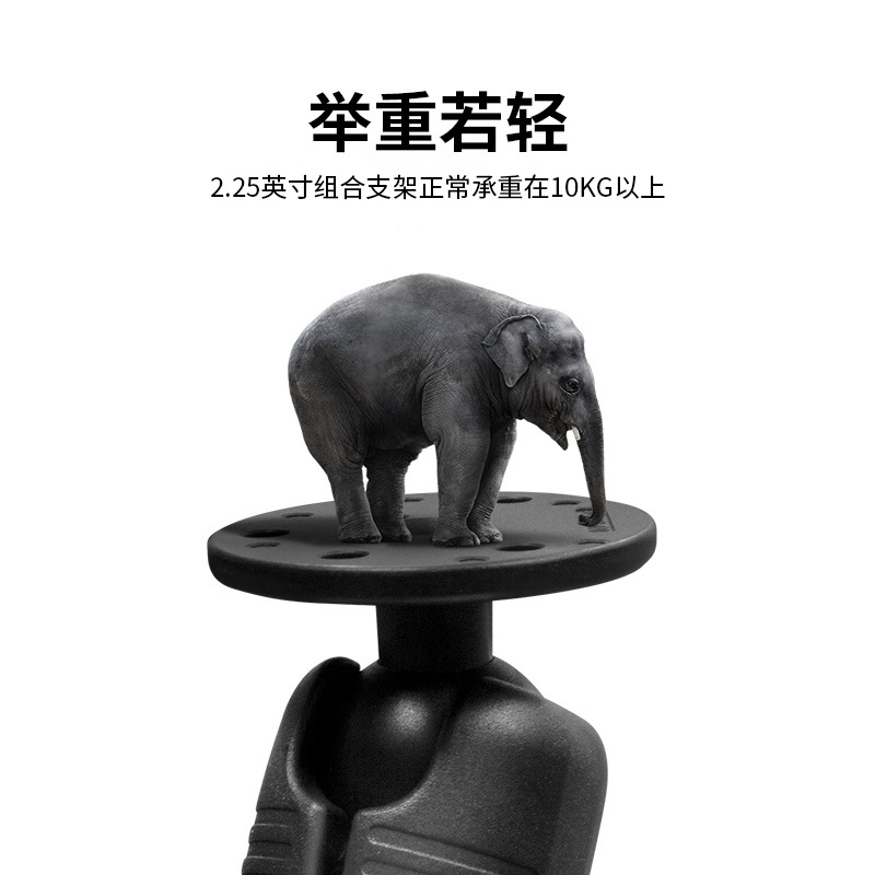 VIN维恩双球头支架VESA100*100底座2.25英寸球头车载终端支架 - 图3