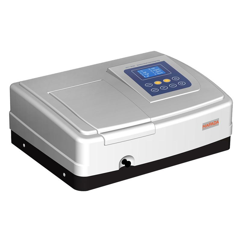 上海美谱达紫外可见分光光度计UV-1200/1600/1800PC光谱分析仪