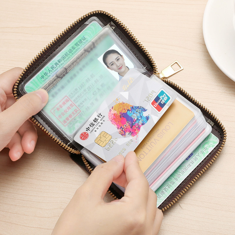 女小巧大容量多卡位零钱一体驾卡包 starfruit卡包