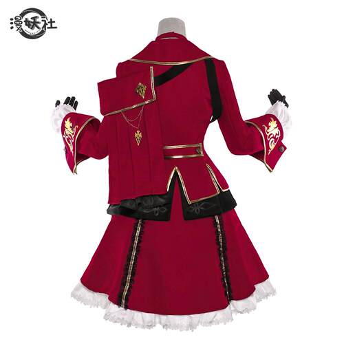 漫妖社 现货 FF14最终幻想cos服赤魔 80校服理想化的疾刺套装 - 图1
