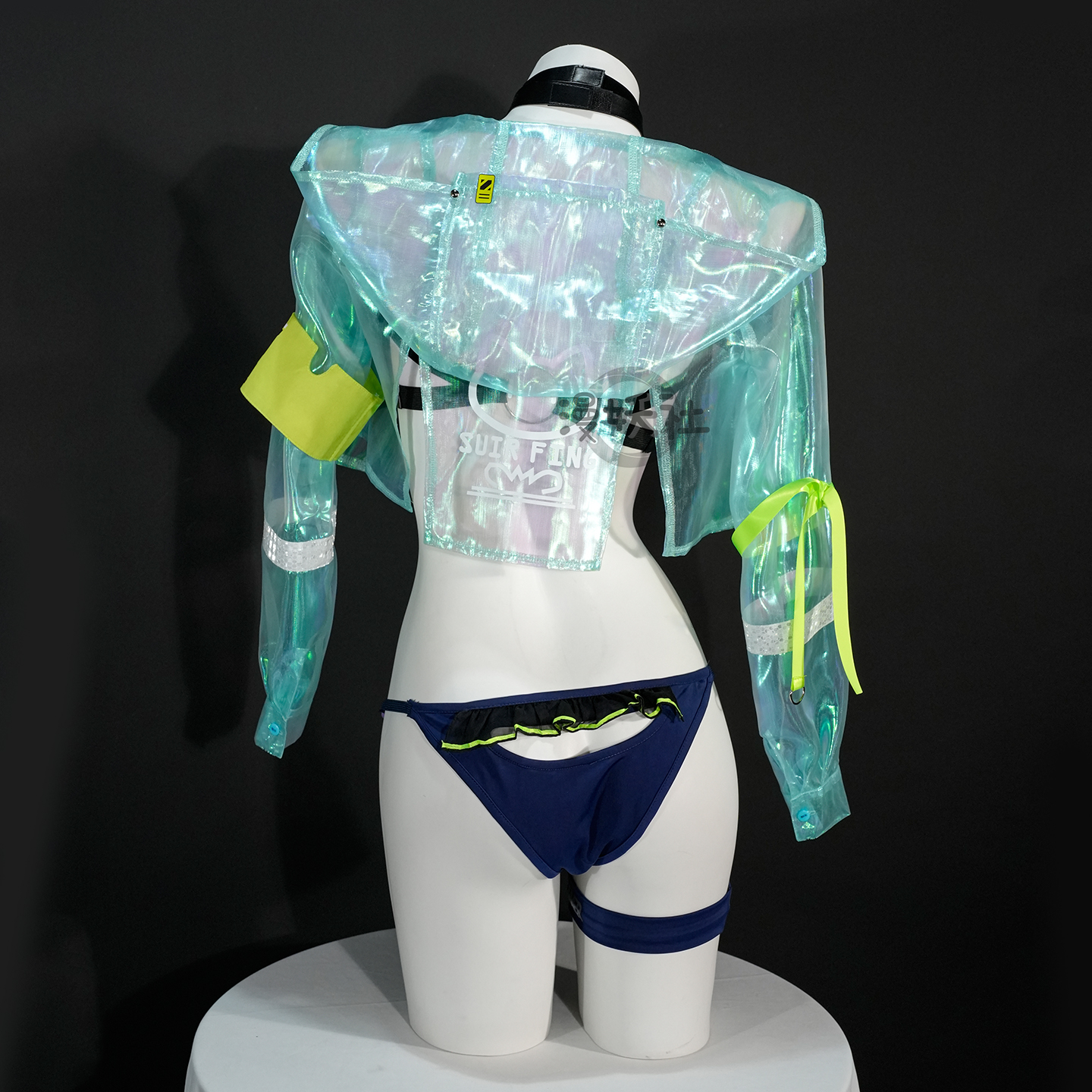 漫妖社 少前2可露凯泳装cos 追放蔚蓝轨迹 HK416 cosplay服装 - 图1