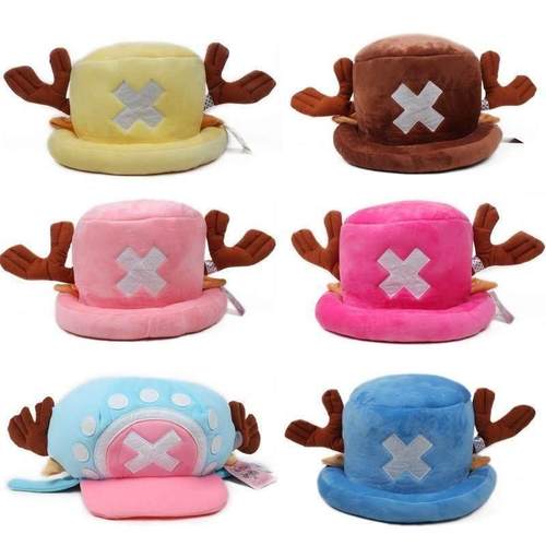 Tony Chopper plush cotton hat 海贼王托尼乔巴毛绒帽子 - 图0