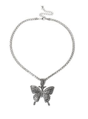 Temperament Chokers Rhinestone Butterfly Women