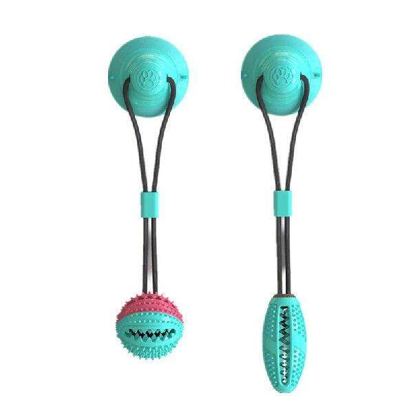 Large Dog Ball Toys Suction Chew Toy Toothing Clean Golden - 图2