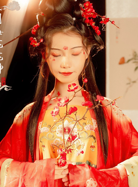 十二花神仿真花假花汉服摄影拍照走秀道具桃花桂花杏牡丹山茶仙女