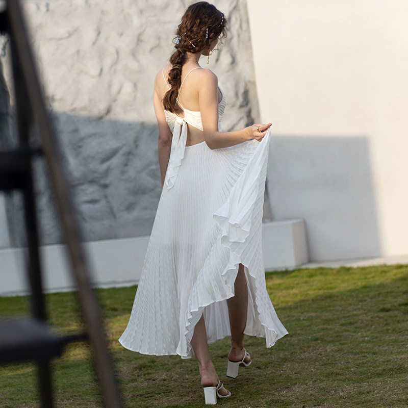 法式订婚轻平时可穿聚会轻奢裙婚纱 fantasmeet礼服/晚装