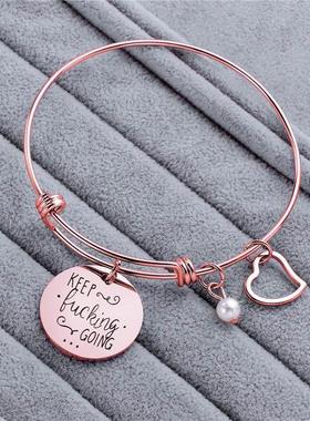 keepfuckinggoing titanium steel classic push-pull brlet