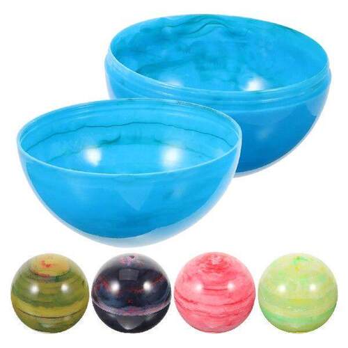5Pcs Empty Capsule Balls Round Plastic Decoration Egg - 图3