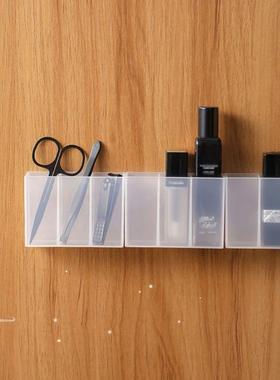 3/2/1 PCS Wall Mounted 3Grids Jewelry Box Cabinet Self-adhes