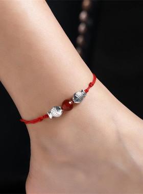 Simple Heart Boho Anklet Bracelets For Women Summer Holiday