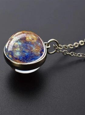 Solar System Universe Space Moon Sun Earth Planet Necklaces