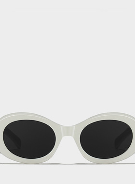 凯旋门复古猫眼黑色墨镜女2024新款级感防紫外线太阳眼镜显脸小