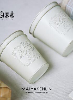 北欧编织篮田园壁挂花篮
