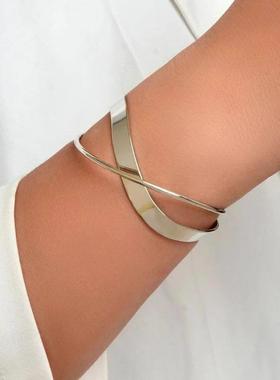 Accessories for Women Smooth Wave Double Infinite Twisted Cr