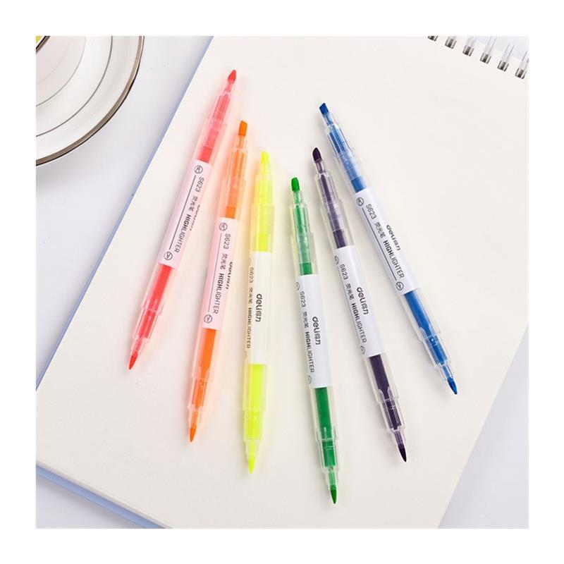 candy color double-headed highlighter marker pen双头荧光笔 - 图3