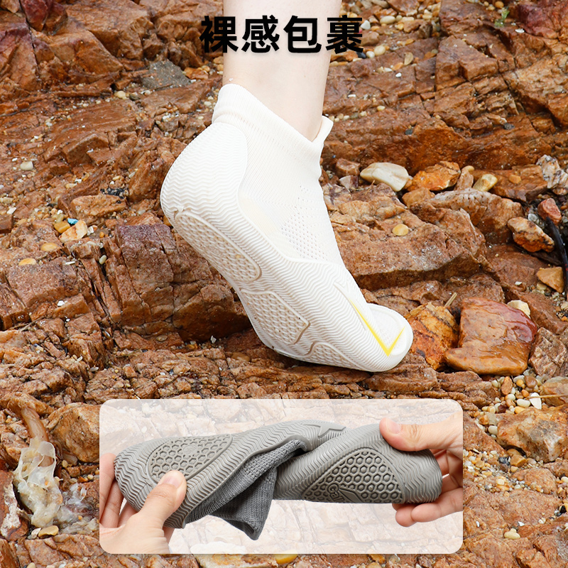 戈伦鲨3D情侣水上乐园透气游泳鞋海边溯溪鞋防滑防割漂流鞋沙滩鞋