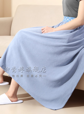 空调房保暖护腿摇粒绒围裙