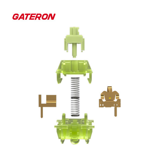 gateron佳达隆Luciola露秋娜发光荧光轴体加长轴芯机械键盘开关 - 图1
