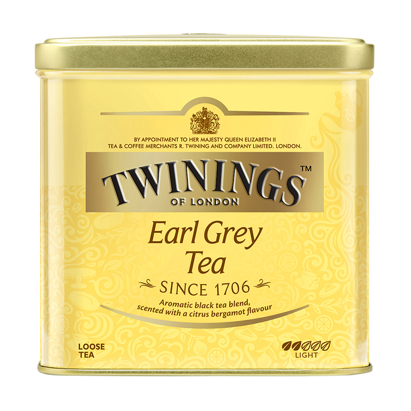 TWININGS川宁500g红茶豪门伯爵红茶听装进口茶叶调奶茶烘焙下午茶