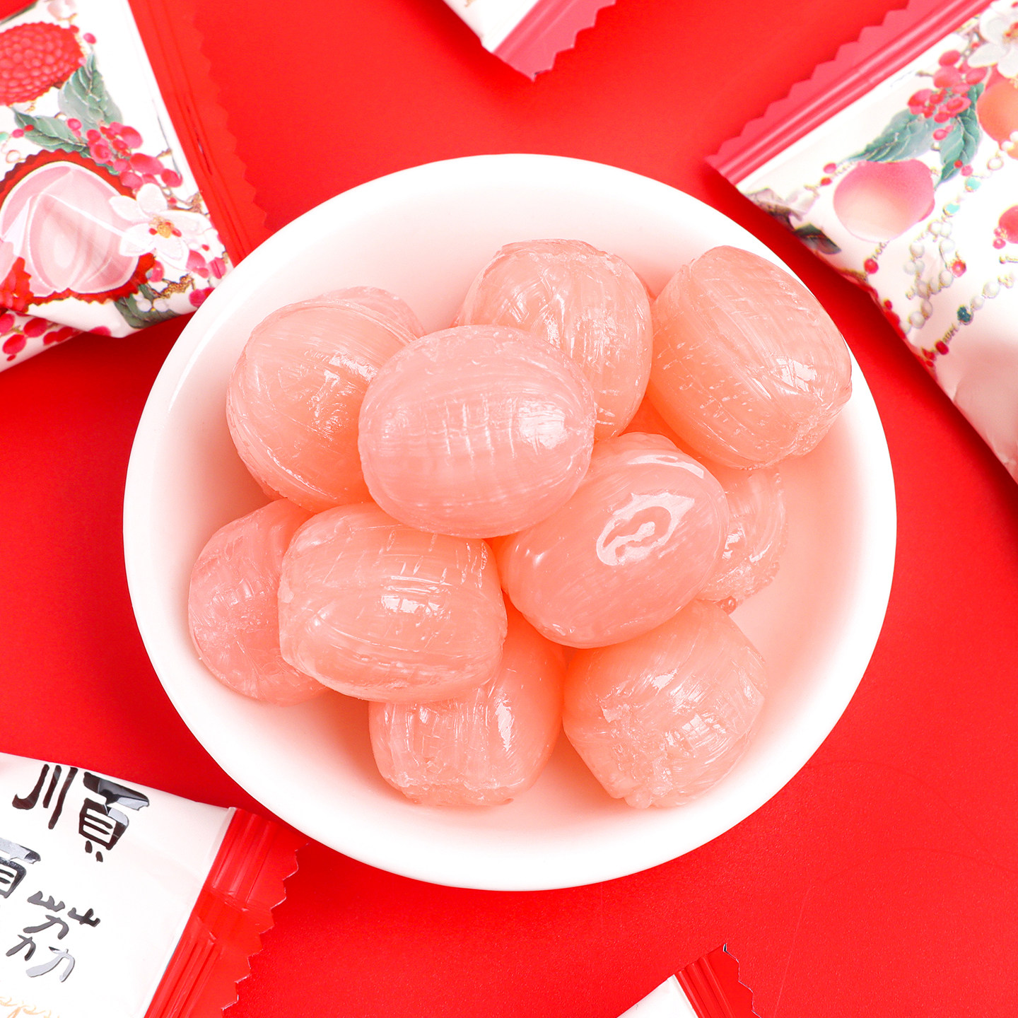 顺顺荔荔水果味硬糖散装网红儿童结婚喜糖批发订婚礼满月零食糖果,淘宝优惠券,粉丝福利购,淘宝优惠卷