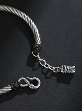 999纯银竹节手链男女款上岸手绳