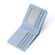 Card bag and wallet integrated men's ultra-thin short wallet soft leather wallet thin simple multi-card wallet student