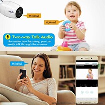 camera rechargeable battery viDdeo surveilance wifi1080P