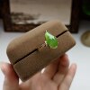 Jasper K gold water drop ring 18k gold with South African real diamonds, exquisite multi-diamond inlay, delicate jade quality
