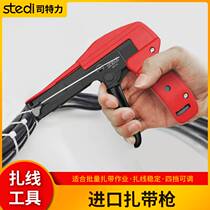 Factory Pin Imported Nylon Strap Gun Plastic Ties Pull Tightener Buckle Close-up Gun Tightener Automatic RG-01