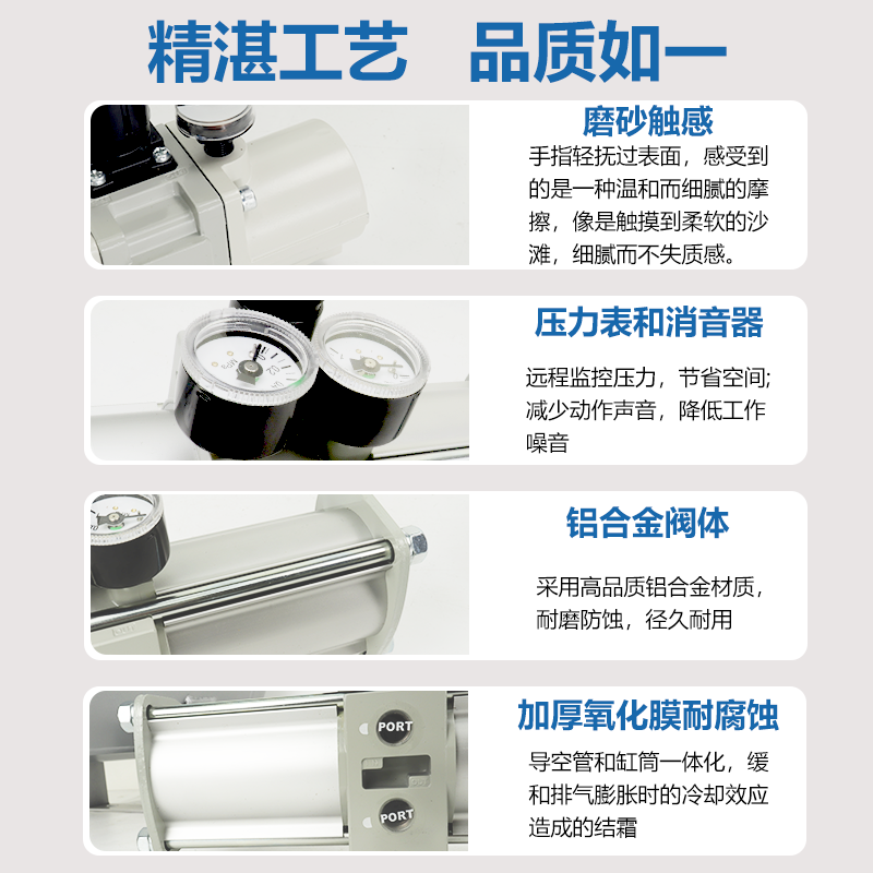 VBA气动增压阀气体增压泵VBA10A/20A空气压缩增压器储气罐气缸,淘宝优惠券,粉丝福利购,淘宝优惠卷
