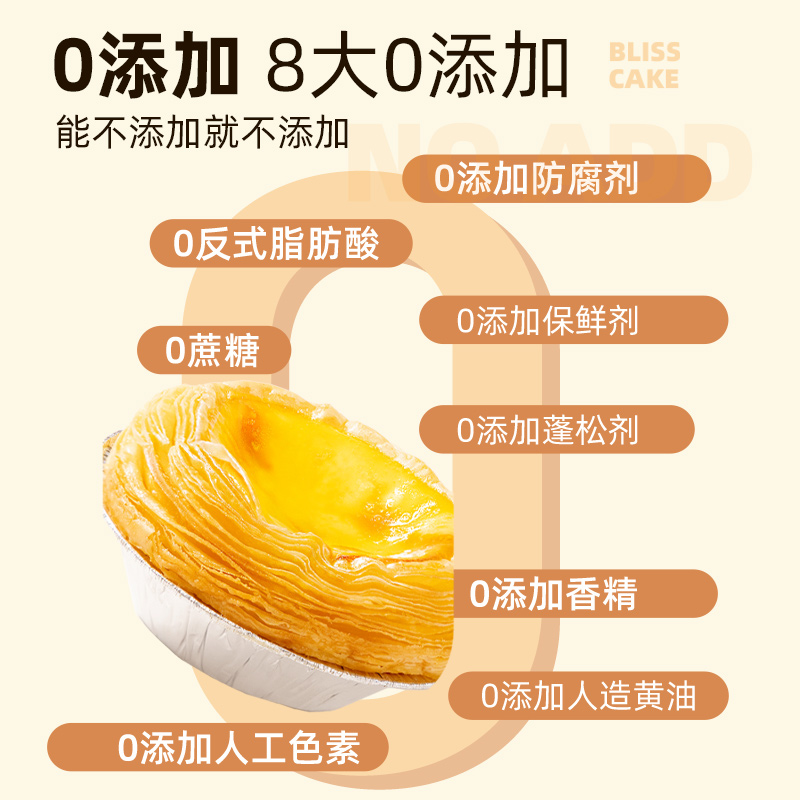 【主播推荐】幸福西饼自烤0蔗糖安心蛋挞皮液组合空气炸锅-图1