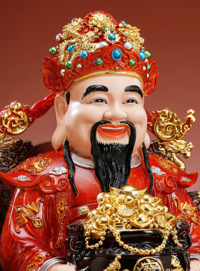 新款文财神爷神像财神爷供奉神像
