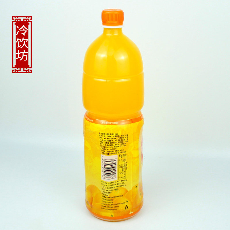 【新货】达利园果粒橙1.5l1瓶包邮 颗粒果肉橙汁大瓶夏季清凉饮料
