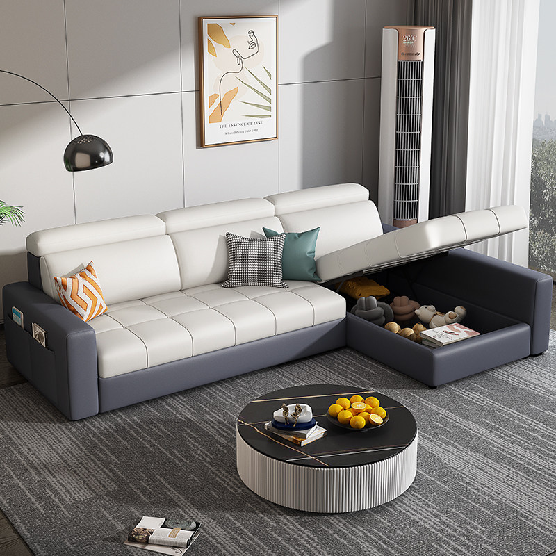 新款免洗科技多功能折叠大布沙发床 以梵沙发床