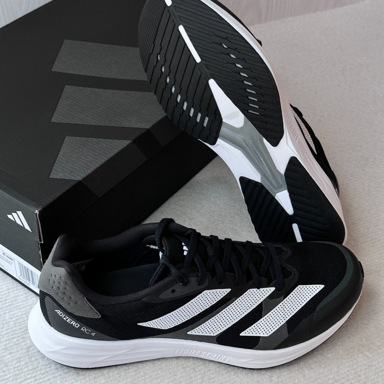 可以体育 阿迪达斯adidas Adizero RC 4舒适百搭网布织物跑步鞋