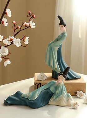 新中式只此青绿艺术轻奢家居