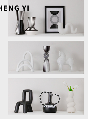 诚艺陶瓷摆件简约柜子