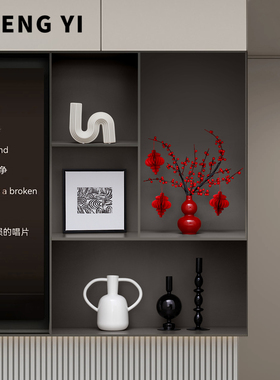 现代轻奢软装饰品客厅电视柜摆件