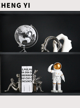 诚艺现代抽象人物酒柜装饰品摆件