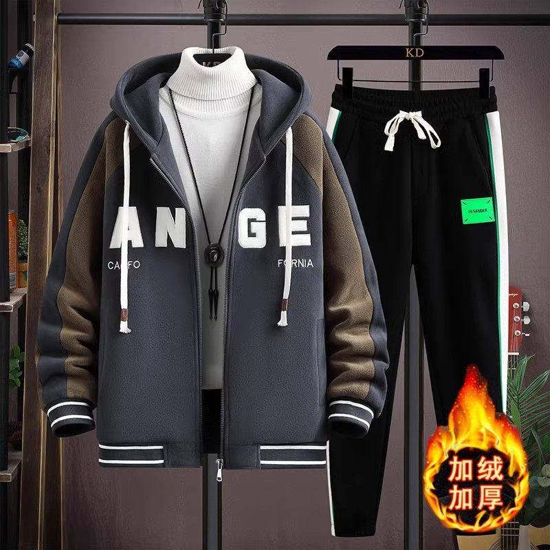 奥粒绒外套男2025新款青少年秋冬款加绒连帽卫衣初中学生大童冬装,淘宝优惠券,粉丝福利购,淘宝优惠卷