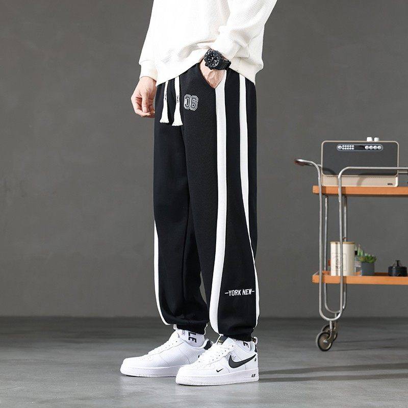 秋冬季青少年长裤子加绒男孩初中高中学生休闲运动裤大童2025卫裤,淘宝优惠券,粉丝福利购,淘宝优惠卷