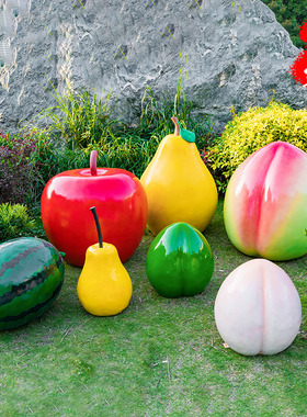 蔬菜水果玻璃钢户外景区装饰品